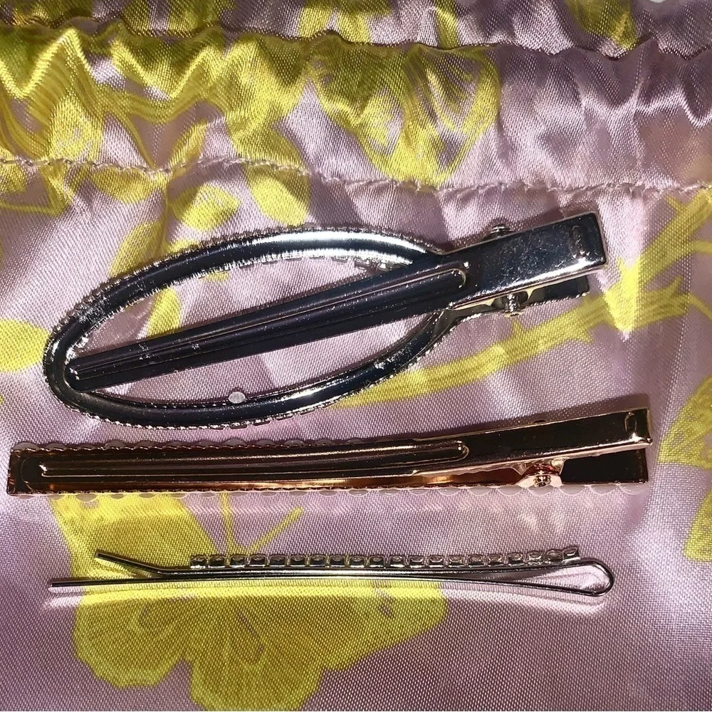 N/A rhinestone hair